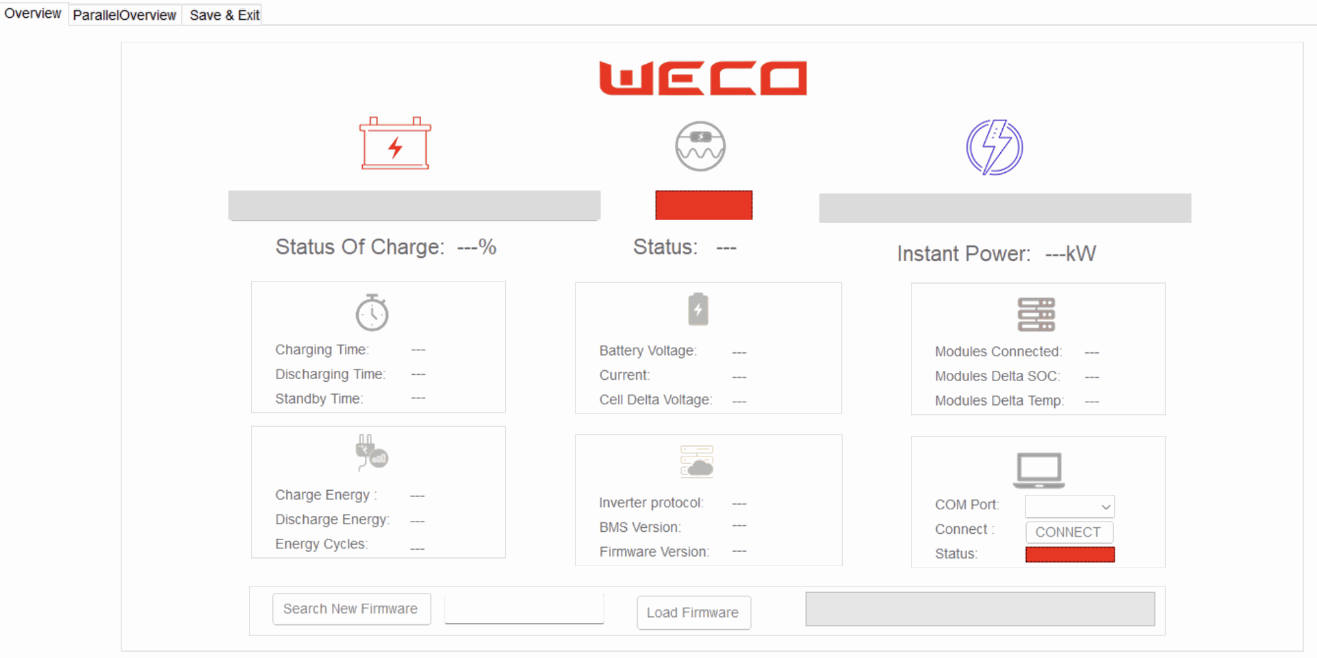 Système de connexion boîtes batterie WECO 5k3 XP haute tension